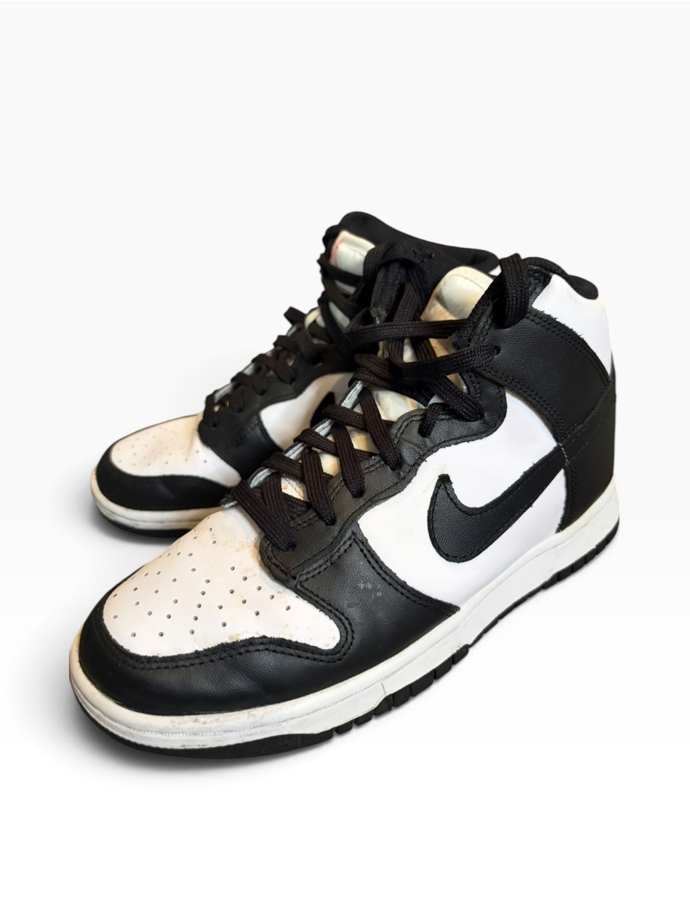 Nike Dunk High Panda Black White High Top Sneakers Size 7.5